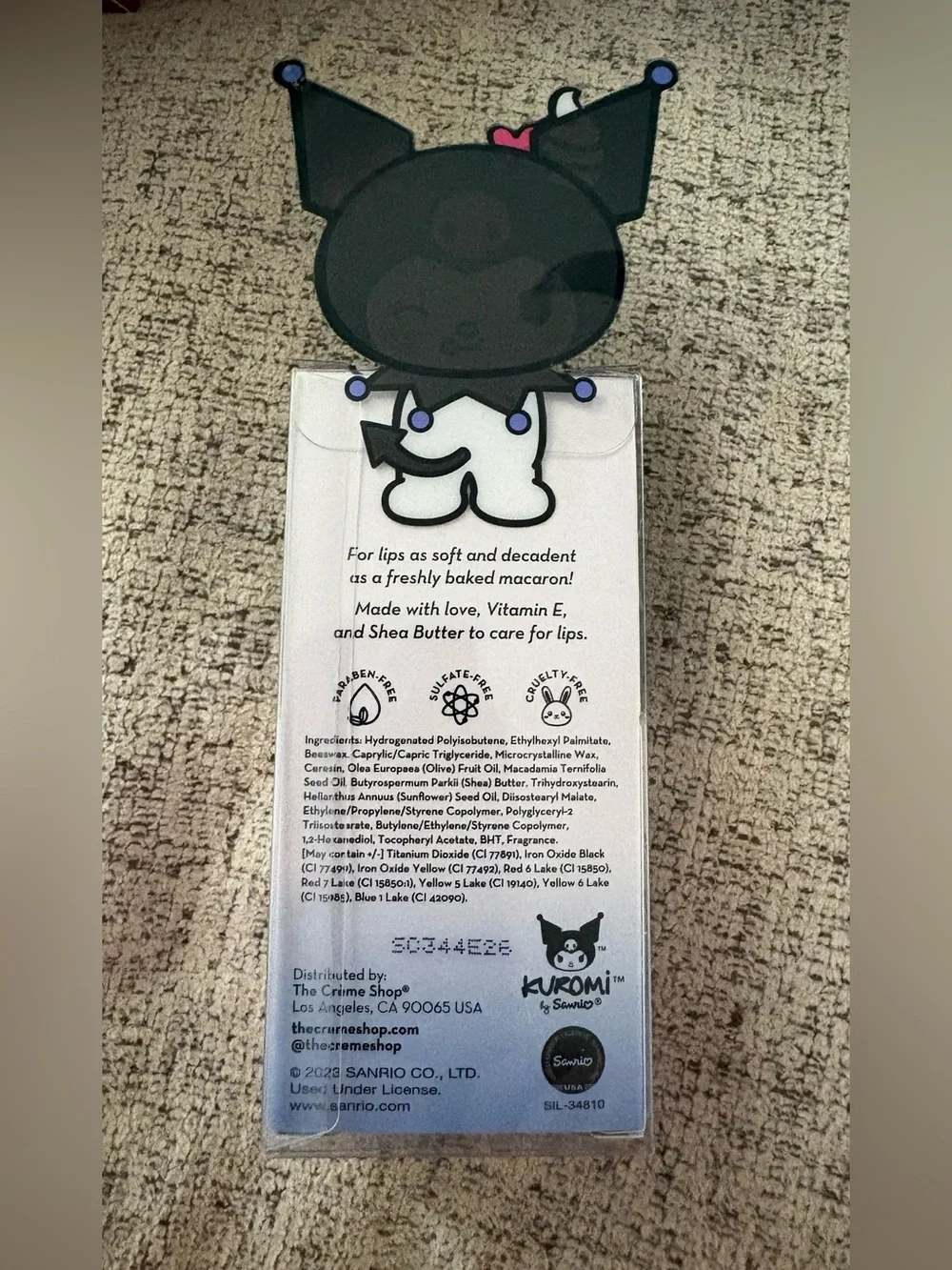 6 NIB The Creme Shop X Hello Kitty Kuromi Macaron Lip Balm Special Edition